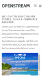 Mobile Screenshot of openstream.ch